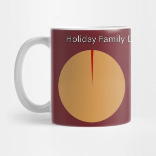 Holiday Family Dinner Pie Chart - Does Your Family Need More Humble Pie? Mug